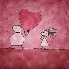 Схема вышивки «розовая любовь»