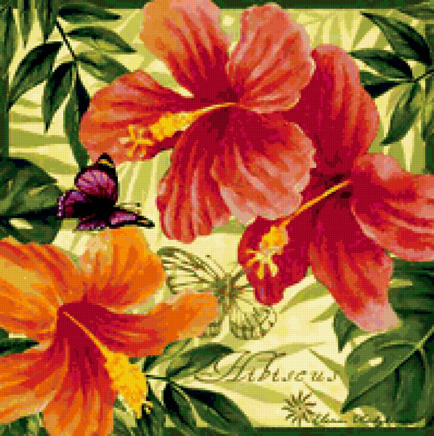 подушка - подушка, цветы - предпросмотр