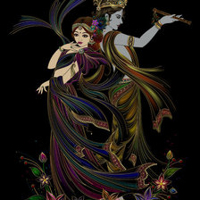 Схема вышивки «Индия»