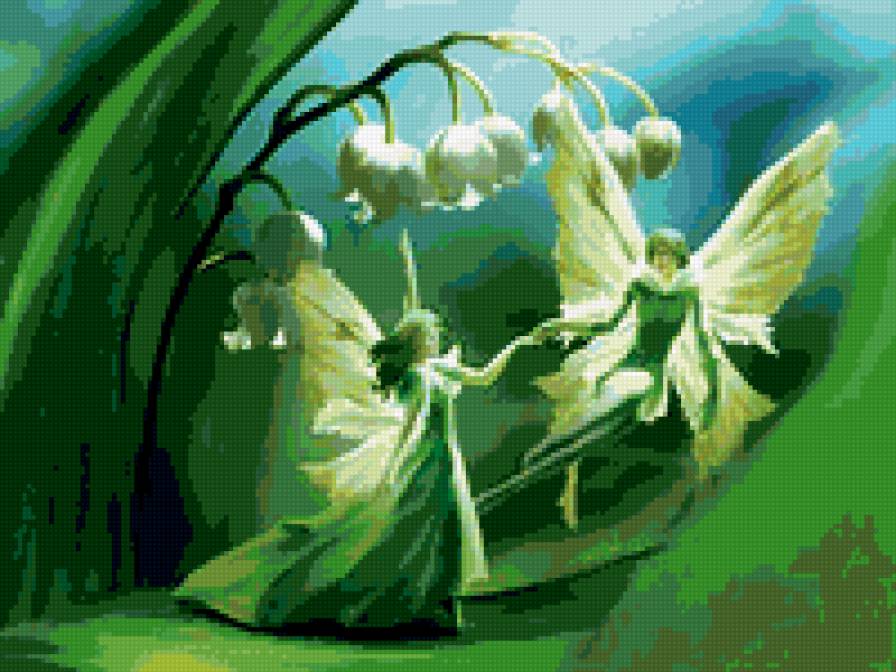 Ландыши - природа феи - предпросмотр