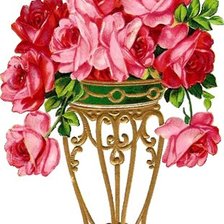 Схема вышивки «розы»