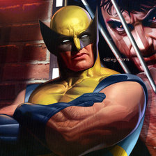 Схема вышивки «Росомаха 3»