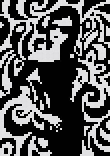 черно-белая леди - черно-белое, стиль, девушка - предпросмотр