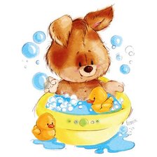 Схема вышивки «Щенок»