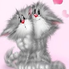 Схема вышивки «кот»