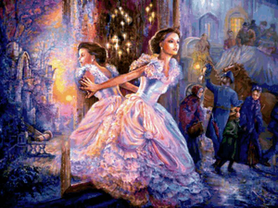 зазекарлье - сказка, девушка, золушка, картина - предпросмотр