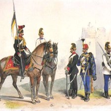 Схема вышивки «оловянные солдатики»