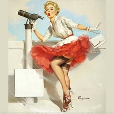 Схема вышивки «ретро»