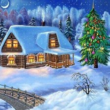 Схема вышивки «Новогодняя»