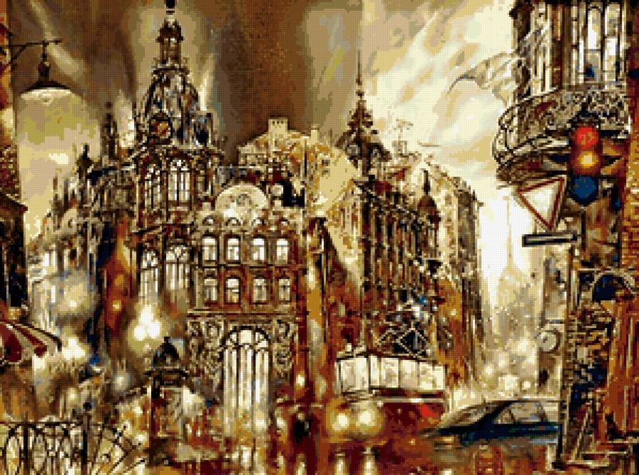 город - город, трамвай, дорога, улица - предпросмотр