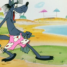 Схема вышивки «Ну, погоди»