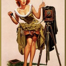 Схема вышивки «фотограф»