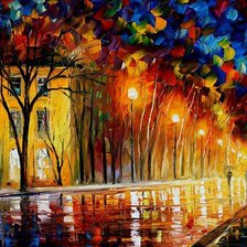 Схема вышивки «Улица»