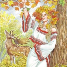 Схема вышивки «Лесная мавка»