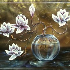 Схема вышивки «Магнолия»