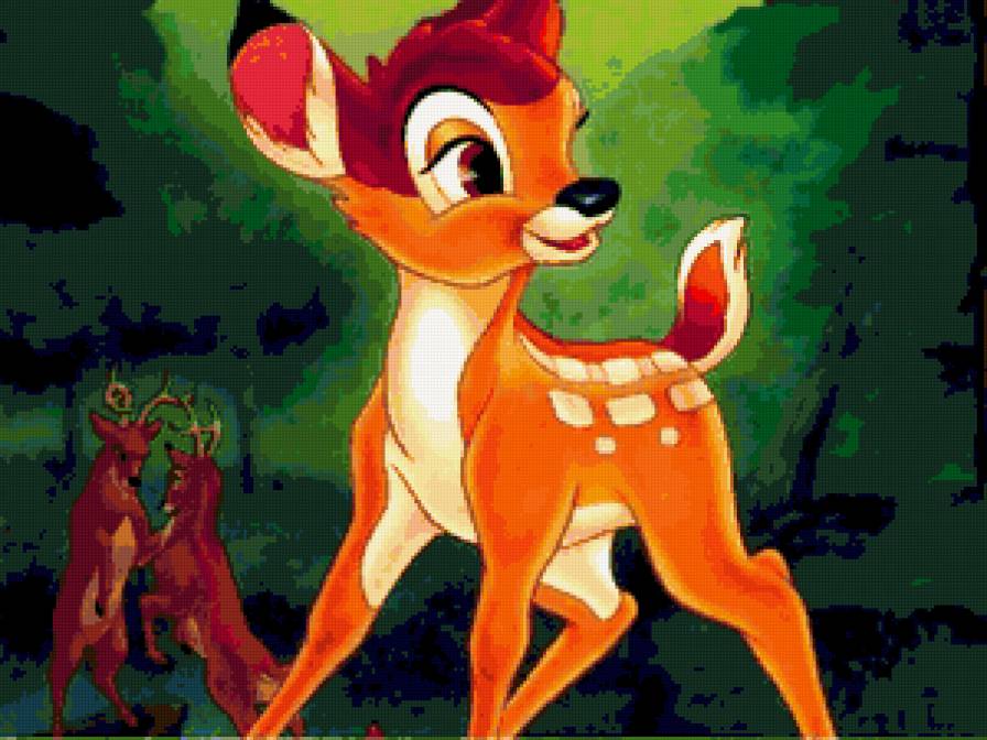 Малыш Бемби - бемби, для детей, мультяшки - предпросмотр