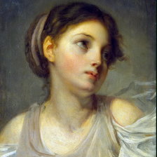 Схема вышивки «Девушка»