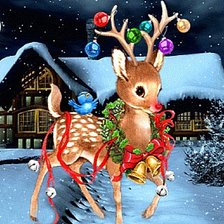 Схема вышивки «Рождество»