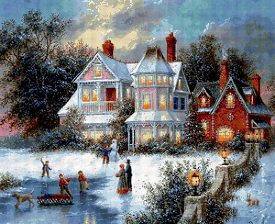 Рождество - зима, рождество, праздник - предпросмотр