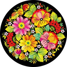 Схема вышивки «Росписное панно»