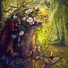 Схема вышивки «лесная фея»