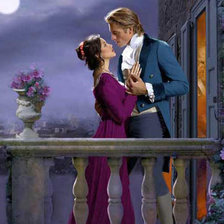 Схема вышивки «влюбленная пара»