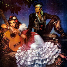 Схема вышивки «влюбленная пара»