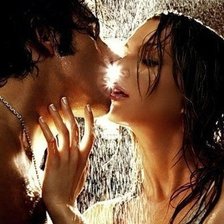 Схема вышивки «влюбленная пара»