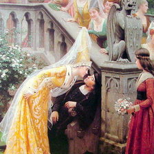 Схема вышивки «поцелуй»