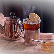 Схема вышивки «утренний чай»