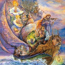 Схема вышивки «Картины Жозефины Уолл»