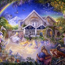 Схема вышивки «Картины Жозефины Уолл»