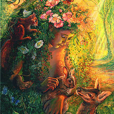 Схема вышивки «Картины Жозефины Уолл»