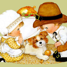 Схема вышивки «воришка»