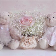 Схема вышивки «Медвежата 2»