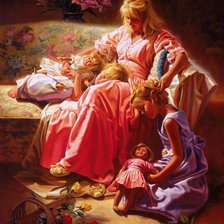 Схема вышивки «мама»