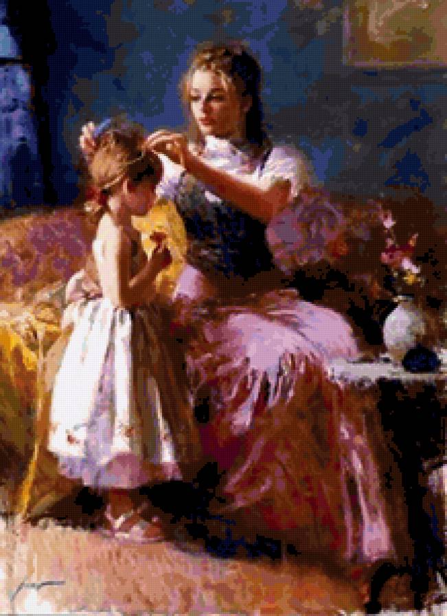 мама с дочкой - женщина, дети - предпросмотр