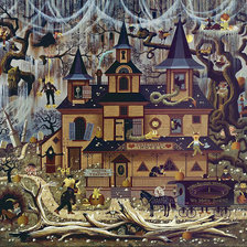 Схема вышивки «замок»