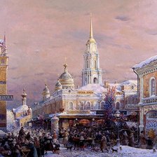 Схема вышивки «Масленица»