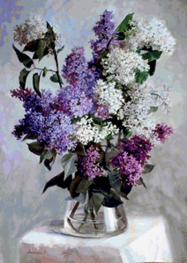 сирень - цветы, сирень, букет - предпросмотр