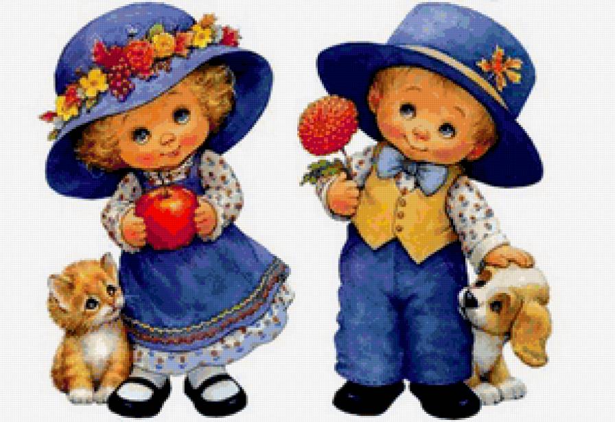 детки - девочка, люди, мальчик, девушка - предпросмотр