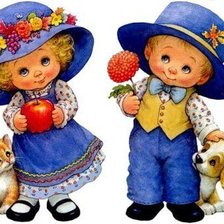 Схема вышивки «детки»