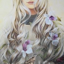 Схема вышивки «Печальная»