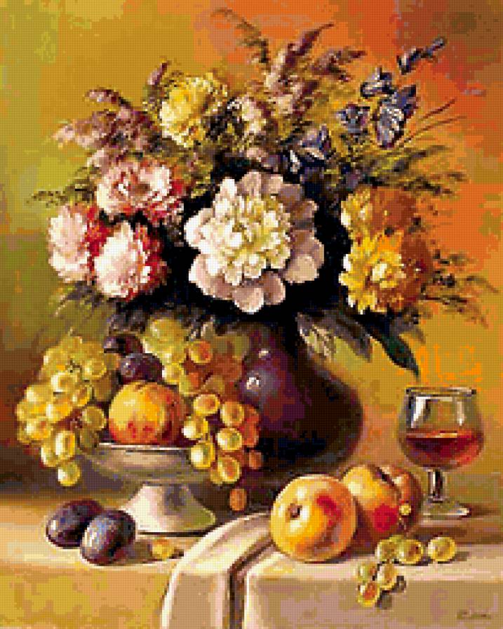 натюрморт - природа, букет, цветы, , романтика, натюрморт - предпросмотр