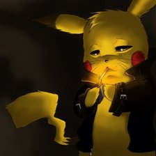 Схема вышивки «Пикачу»