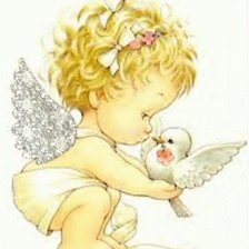 Схема вышивки «ангелочек»