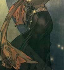 Схема вышивки «Картина А.Мухи "Северная звезда"»