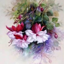 Схема вышивки «Фуксия»