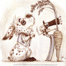 Схема вышивки «Кролик»