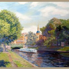 Схема вышивки «городской сюжет,инженерный замок»